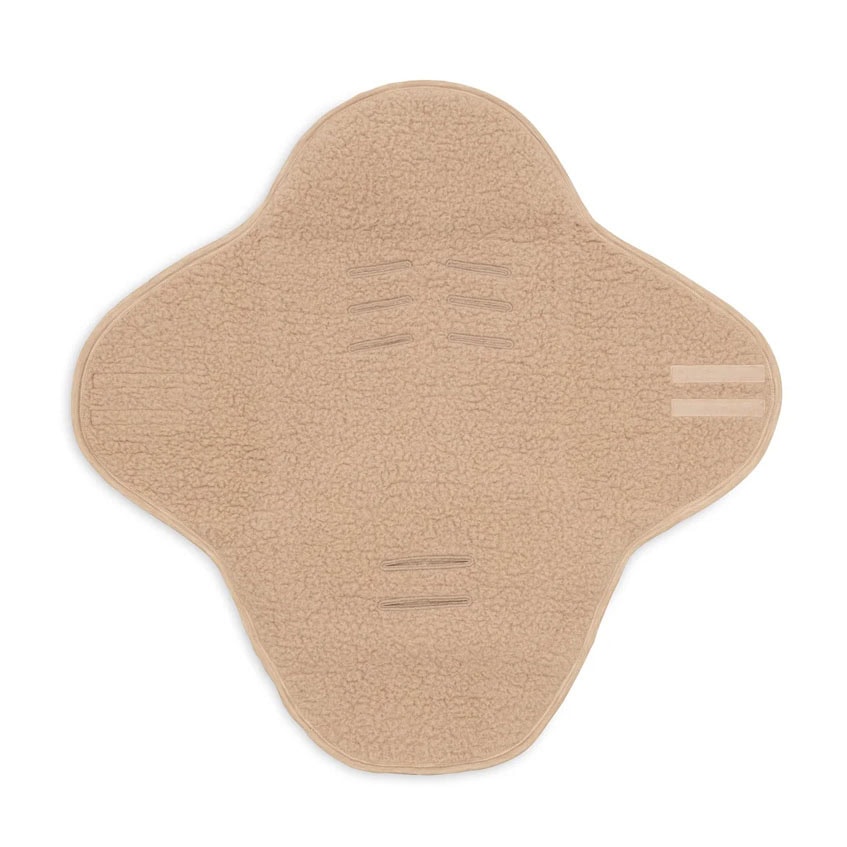 Jollein wikkeldeken sherpa merino wol - Naturel