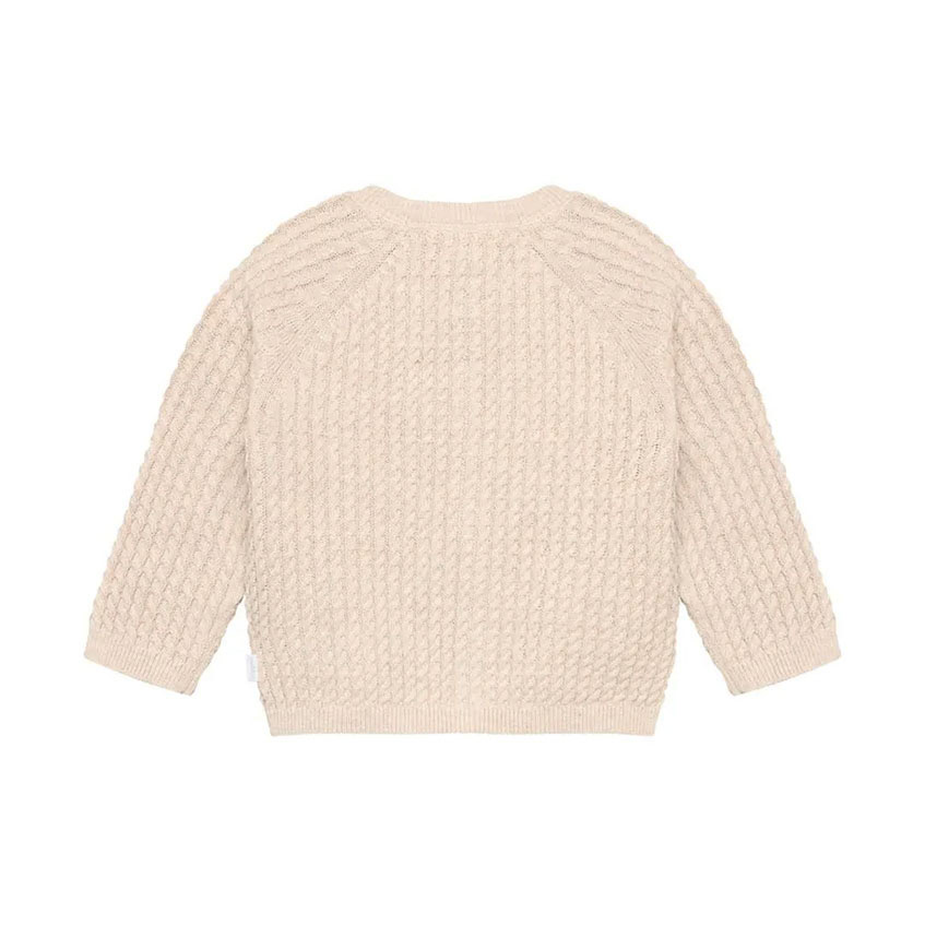 Noppies gebreid vestje - Sand Melange