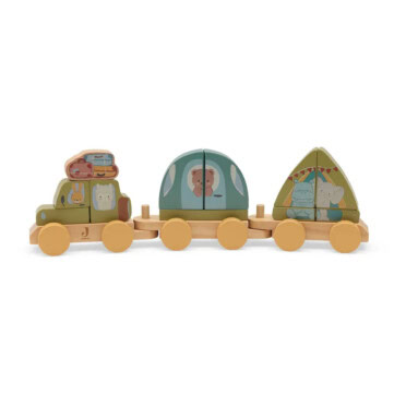 Jollein houten speelgoedtrein - Jollies camping