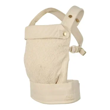 KAS Kopenhagen Kas Kopenhagen Mio Baby Carrier Embroidery Lace - Cream