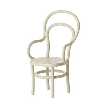 Maileg vintage stoel muis - Off white