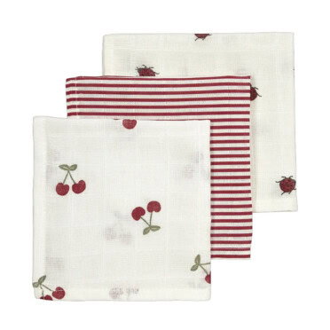 Meyco hydrofiele doeken 3-pack - Girly garden 30x30