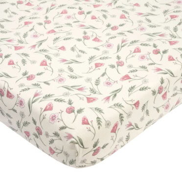 Meyco wieg hoeslaken jersey - Flower