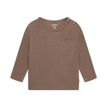 Noppies t-shirt lange mouw - Shitake