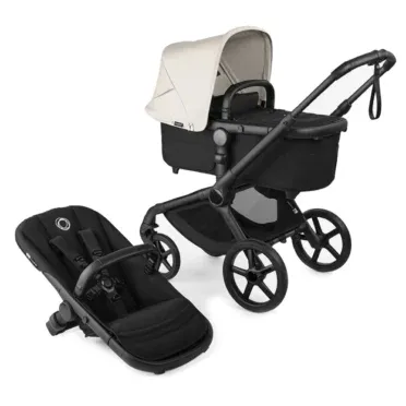 Bugaboo Bugaboo Fox5 Renew Kinderwagen - Black/Heritage Misty White