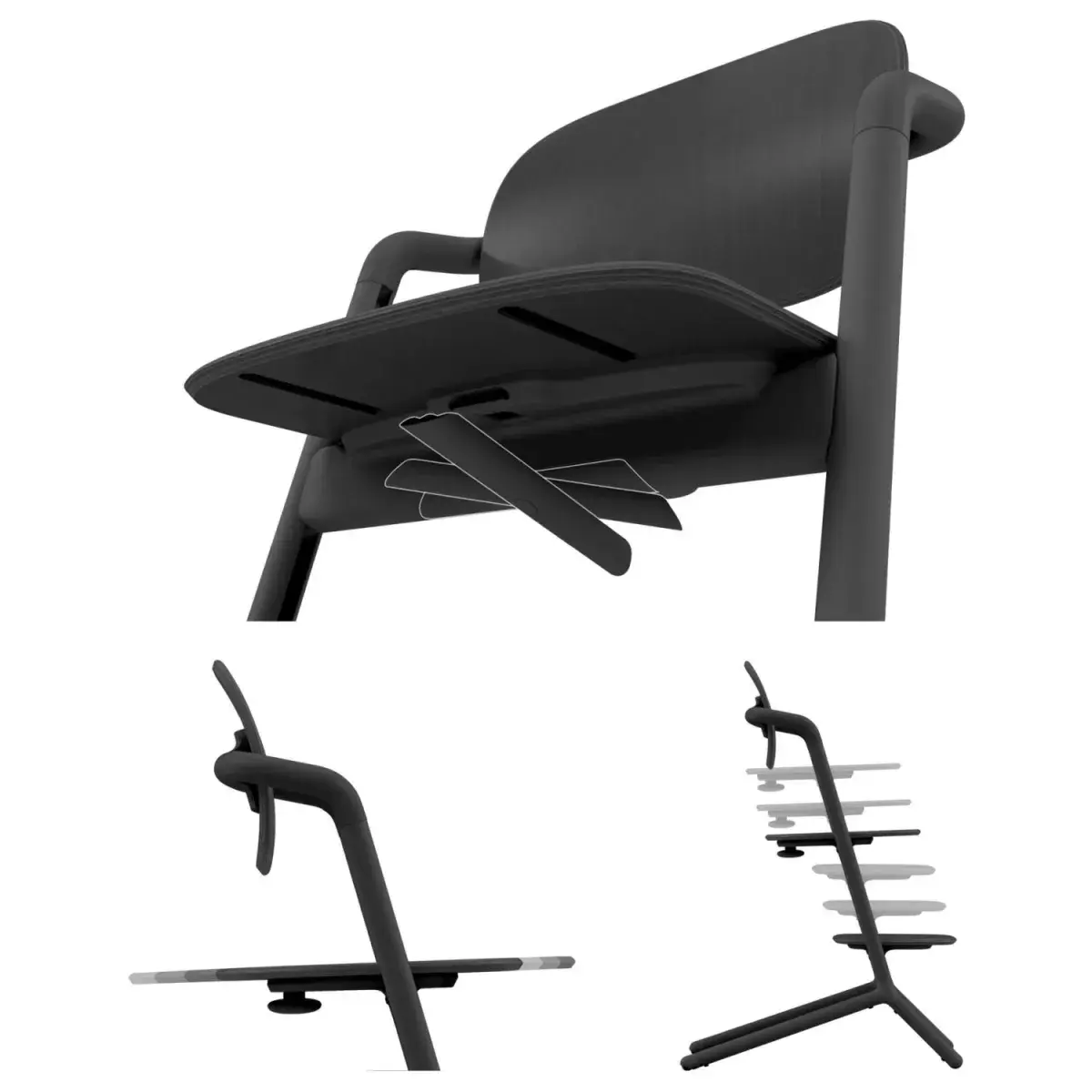 Cybex Cybex Kinderstoel Lemo 4 in 1 - Stunning Black