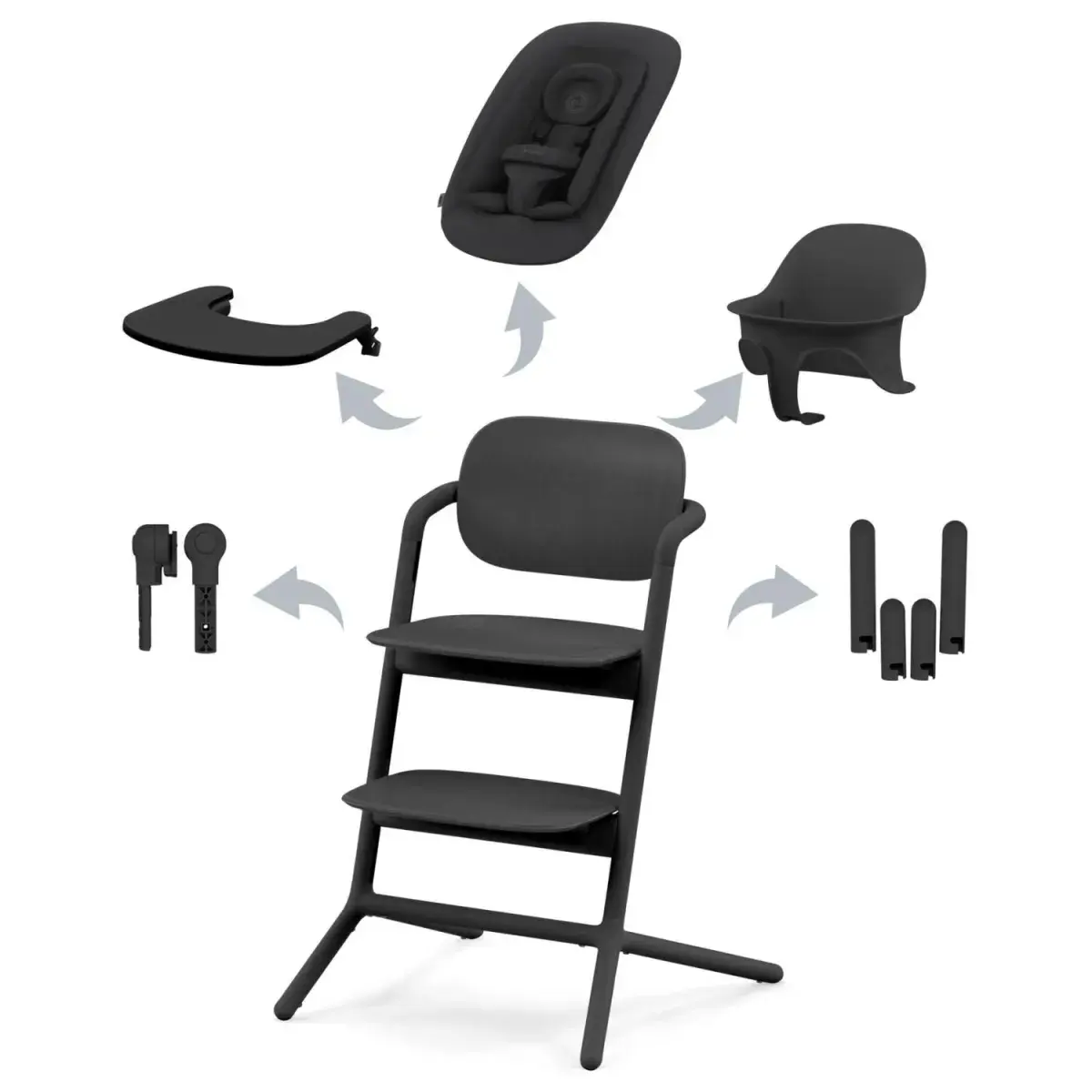 Cybex Cybex Kinderstoel Lemo 4 in 1 - Stunning Black