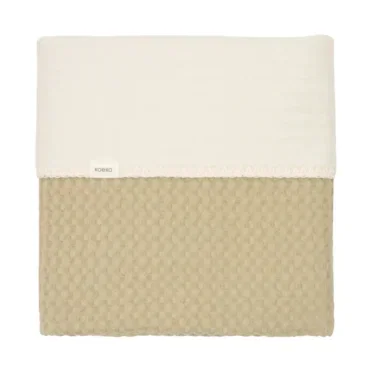 Koeka Koeka Ledikantdeken Cotton Fleece - Olive