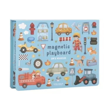 Little Dutch Little Dutch Voertuigen magnetisch speelbord - Jim