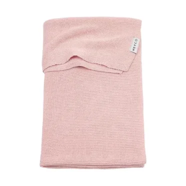 Meyco Meyco Ledikantdeken gebreid Basic - Soft Pink