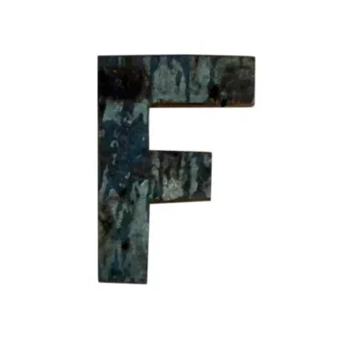 Otentic Otentic Alfabet Letter F