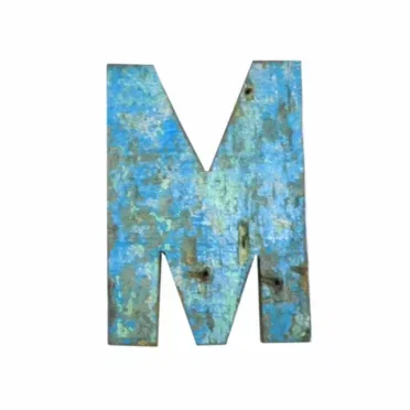 Otentic Otentic Alfabet Letter M