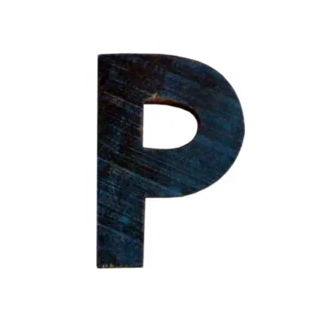 Otentic Otentic Alfabet Letter P