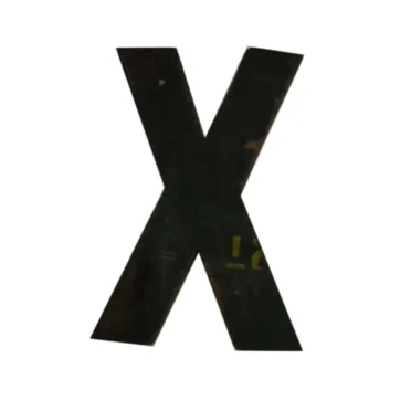 Otentic Otentic Alfabet Letter X