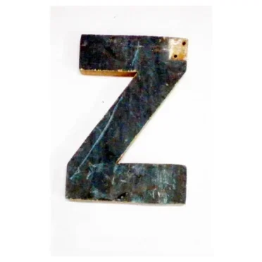 Otentic Otentic Alfabet Letter Z