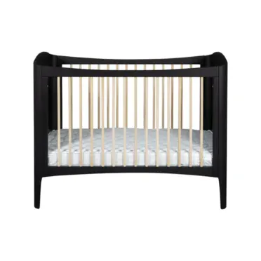 Troll Nursery Troll nursery Ledikant Wave - Black Naturel