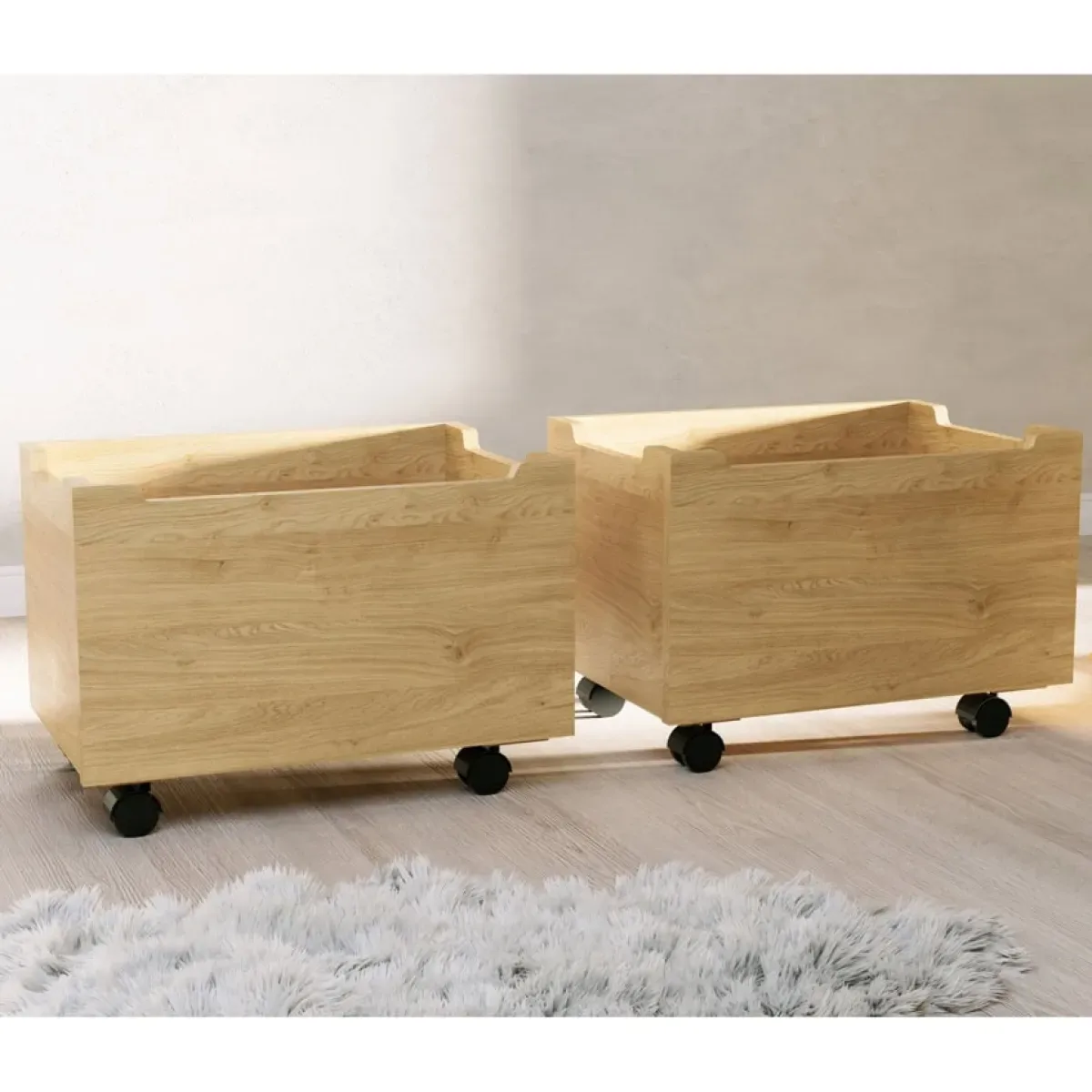 Vipack Vipack Forrest set van 2 kisten - Oak