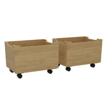Vipack Vipack Forrest set van 2 kisten - Oak
