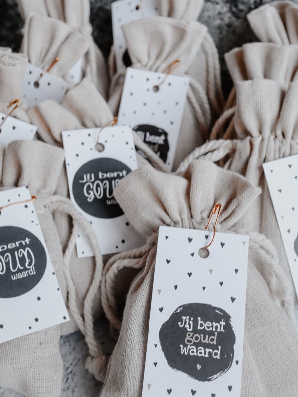 7b9049c54810f4c21f21b1faff1ee3b27024da6e Wens waxinelichtjes met een boodschap - jij bent GOUD waard