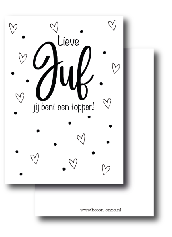 Juffen cadeau - Etui, notitieblok & pen