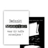 Bedankt meester voor dit fijne schooljaar! A7-formaat Bedankt meester voor dit fijne schooljaar! A7-formaat