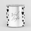 Veel liefs emmer cadeau - Kandelaar, kaarsen, chocolade & snoepjes