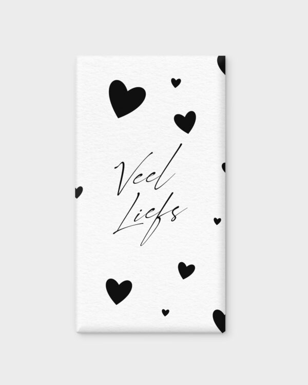 Veel liefs - chocoladereep