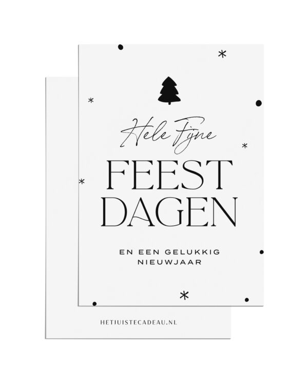 a6 hele fijne feestdagen-mockup (1) Ansichtkaart - hele fijne feestdagen en een gelukkig nieuwjaar