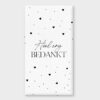 Heel erg bedankt brievenbus cadeau - Chocoladereep, kandelaar, kaars & lucifers