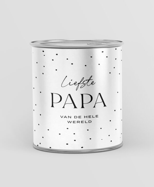 Blikje snoep cadeau - Liefste papa van de hele wereld