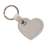 beige sleutelhanger hart Van harte gefeliciteerd cadeautje - Sleutelhanger hart & kaartje
