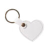 Sleutelhanger hart - Wit