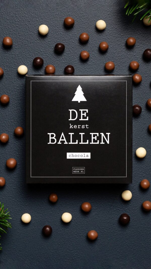 Chocolade kerstballen – De Kerstballen in cadeau doosje