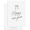 A6 Happy new year Happy new year brievenbus cadeau - Heerlijk ruikend amberblokje, schaaltje & rasp