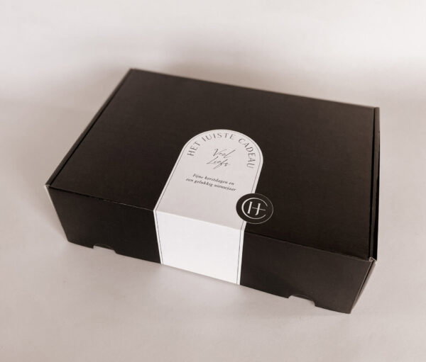 cadeaudoos groot zwart leeg