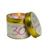 Geurkaars in een blik - Happy Birthday 30