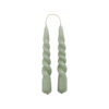 Rustik Lys Swirl Mini Kaars Groen – Set van 2, 4 uur sfeer