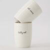 Zusss koffiemok hot mama wit/zand/zwart