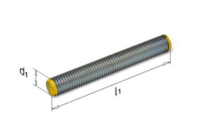 Draadstang 8.8 verzinkt