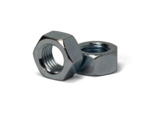 Zeskantmoeren klasse 8 elektrolytisch verzinkt DIN985 met metrische schroefdraad