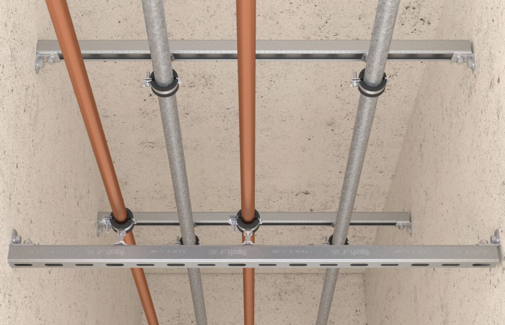 Fischer montage rail